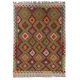 Kilim szőnyeg 196x144 kézi szövésű afgán gyapjú kilim