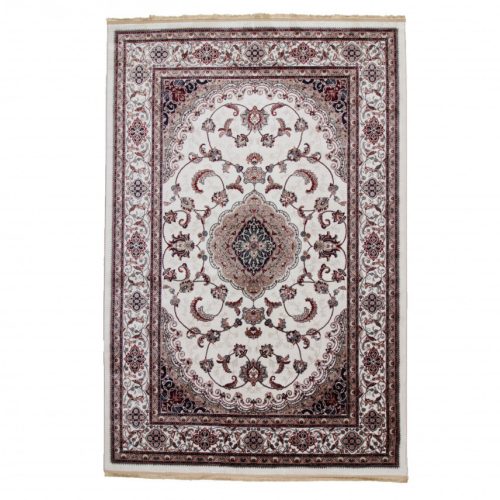 Perzsa szőnyeg bézs Isfahan 160x230 klasszikus szőnyeg