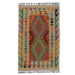 Afgán Kilim szőnyeg 127x82 kézi szövésű etnikai kilim
