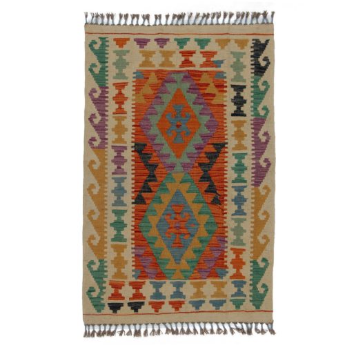 Afgán Kilim szőnyeg 127x82 kézi szövésű etnikai kilim