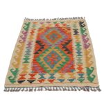Afgán Kilim szőnyeg 127x82 kézi szövésű etnikai kilim