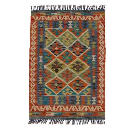 Afgán Kilim szőnyeg 127x91 kézi szövésű etnikai kilim