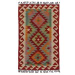 Chobi Kilim szőnyeg 123x78 kézi szövésű afgán gyapjú kilim