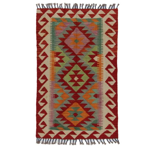 Chobi Kilim szőnyeg 123x78 kézi szövésű afgán gyapjú kilim