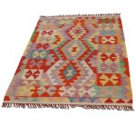Kilim szőnyeg 152x101 kézi szövésű afgán gyapjú kilim