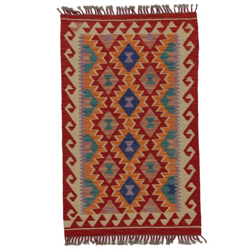 Afgán Kilim szőnyeg 125x77 kézi szövésű etnikai kilim