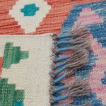 Kilim szőnyeg 154x104 kézi szövésű afgán gyapjú kilim