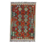 Kilim szőnyeg 147x100 kézi szövésű afgán gyapjú kilim