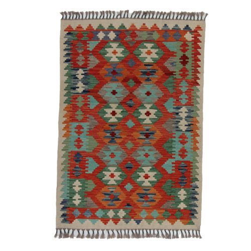 Kilim szőnyeg 147x100 kézi szövésű afgán gyapjú kilim