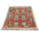 Kilim szőnyeg 147x100 kézi szövésű afgán gyapjú kilim
