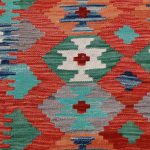 Kilim szőnyeg 147x100 kézi szövésű afgán gyapjú kilim