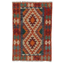   Kilim szőnyeg Chobi 114x77 kézi szövésű afgán gyapjú kilim