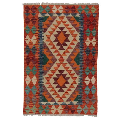 Kilim szőnyeg Chobi 114x77 kézi szövésű afgán gyapjú kilim