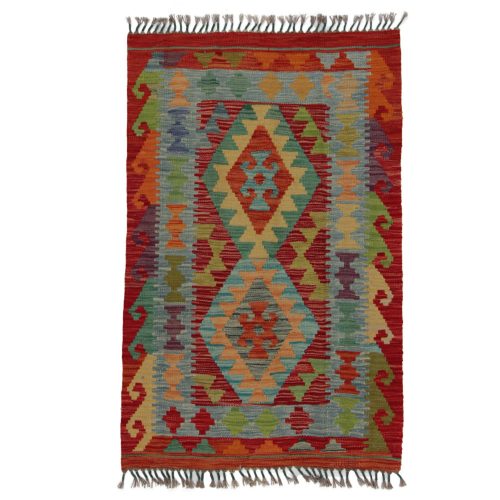 Kilim szőnyeg Chobi 125x81 kézi szövésű afgán gyapjú kilim