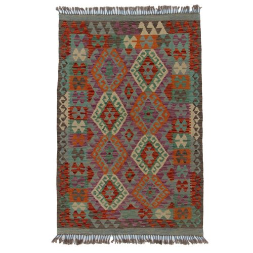 Kilim szőnyeg 151x104 kézi szövésű afgán gyapjú kilim