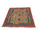 Kilim szőnyeg 144x106 kézi szövésű afgán gyapjú kilim