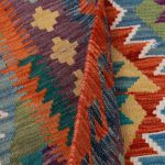 Kilim szőnyeg 144x106 kézi szövésű afgán gyapjú kilim