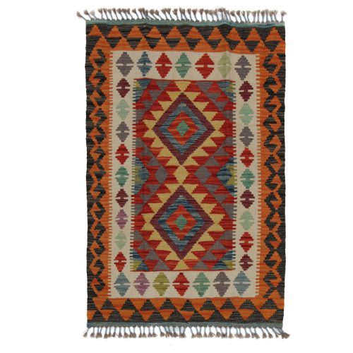 Kilim szőnyeg Chobi 84x124 kézi szövésű afgán gyapjú kilim