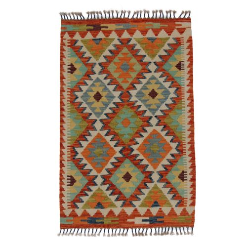 Kilim szőnyeg Chobi 84x130 kézi szövésű afgán gyapjú kilim