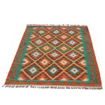 Kilim szőnyeg 149x103 kézi szövésű afgán gyapjú kilim