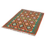 Kilim szőnyeg 149x103 kézi szövésű afgán gyapjú kilim
