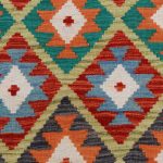 Kilim szőnyeg 149x103 kézi szövésű afgán gyapjú kilim