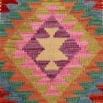 Chobi Kilim szőnyeg 122x83 kézi szövésű afgán gyapjú kilim