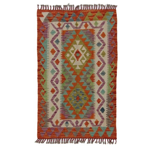 Afgán Kilim szőnyeg 131x81 kézi szövésű etnikai kilim