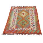 Afgán Kilim szőnyeg 131x81 kézi szövésű etnikai kilim