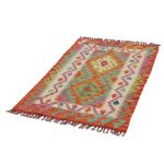 Afgán Kilim szőnyeg 131x81 kézi szövésű etnikai kilim