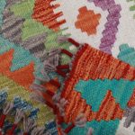 Afgán Kilim szőnyeg 131x81 kézi szövésű etnikai kilim