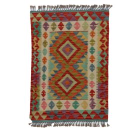   Chobi Kilim szőnyeg 119x84 kézi szövésű afgán gyapjú kilim