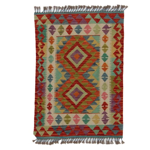 Chobi Kilim szőnyeg 119x84 kézi szövésű afgán gyapjú kilim