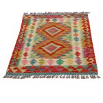Chobi Kilim szőnyeg 119x84 kézi szövésű afgán gyapjú kilim