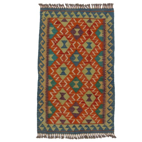 Afgán Kilim szőnyeg 125x78 kézi szövésű etnikai kilim