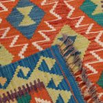 Afgán Kilim szőnyeg 125x78 kézi szövésű etnikai kilim