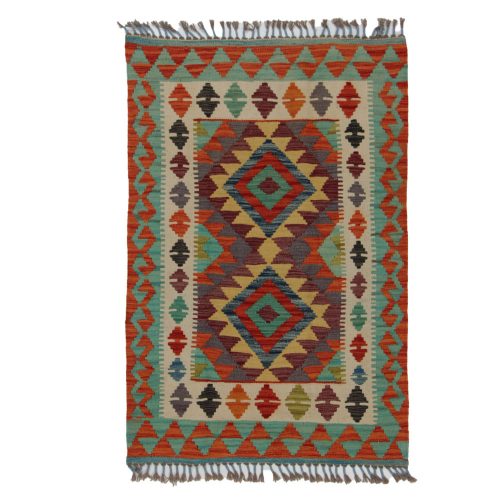 Afgán Kilim szőnyeg 125x84 kézi szövésű etnikai kilim