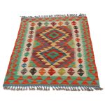 Afgán Kilim szőnyeg 125x84 kézi szövésű etnikai kilim