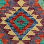 Afgán Kilim szőnyeg 125x84 kézi szövésű etnikai kilim