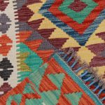 Afgán Kilim szőnyeg 125x84 kézi szövésű etnikai kilim