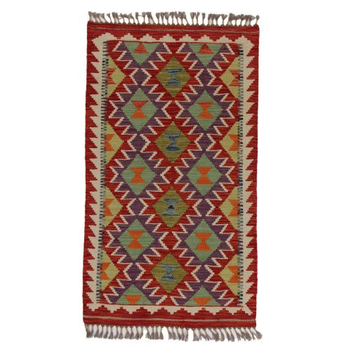 Afgán Kilim szőnyeg 132x76 kézi szövésű etnikai kilim