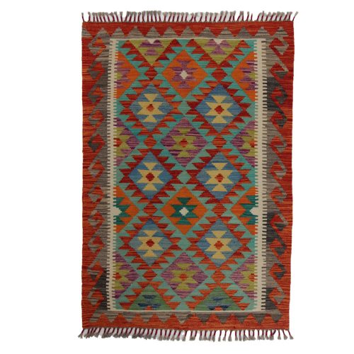 Kézi szövésű Kilim szőnyeg 147x101 afgán etnikai kilim