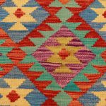 Kézi szövésű Kilim szőnyeg 147x101 afgán etnikai kilim