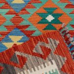 Kézi szövésű Kilim szőnyeg 147x101 afgán etnikai kilim