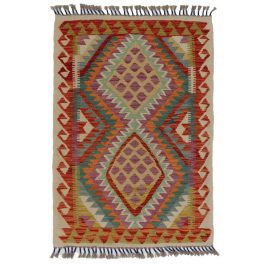  Kilim szőnyeg Chobi 115x81 kézi szövésű afgán gyapjú kilim
