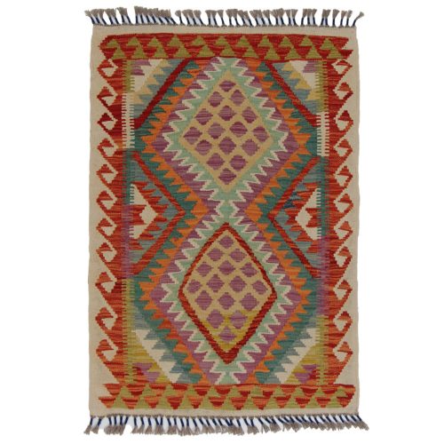 Kilim szőnyeg Chobi 115x81 kézi szövésű afgán gyapjú kilim