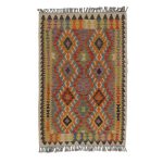 Kilim szőnyeg 104x153 kézi szövésű afgán gyapjú kilim