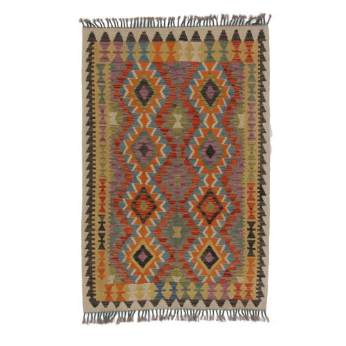 Kilim szőnyeg 104x153 kézi szövésű afgán gyapjú kilim