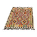 Kilim szőnyeg 104x153 kézi szövésű afgán gyapjú kilim
