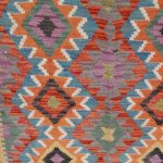 Kilim szőnyeg 104x153 kézi szövésű afgán gyapjú kilim